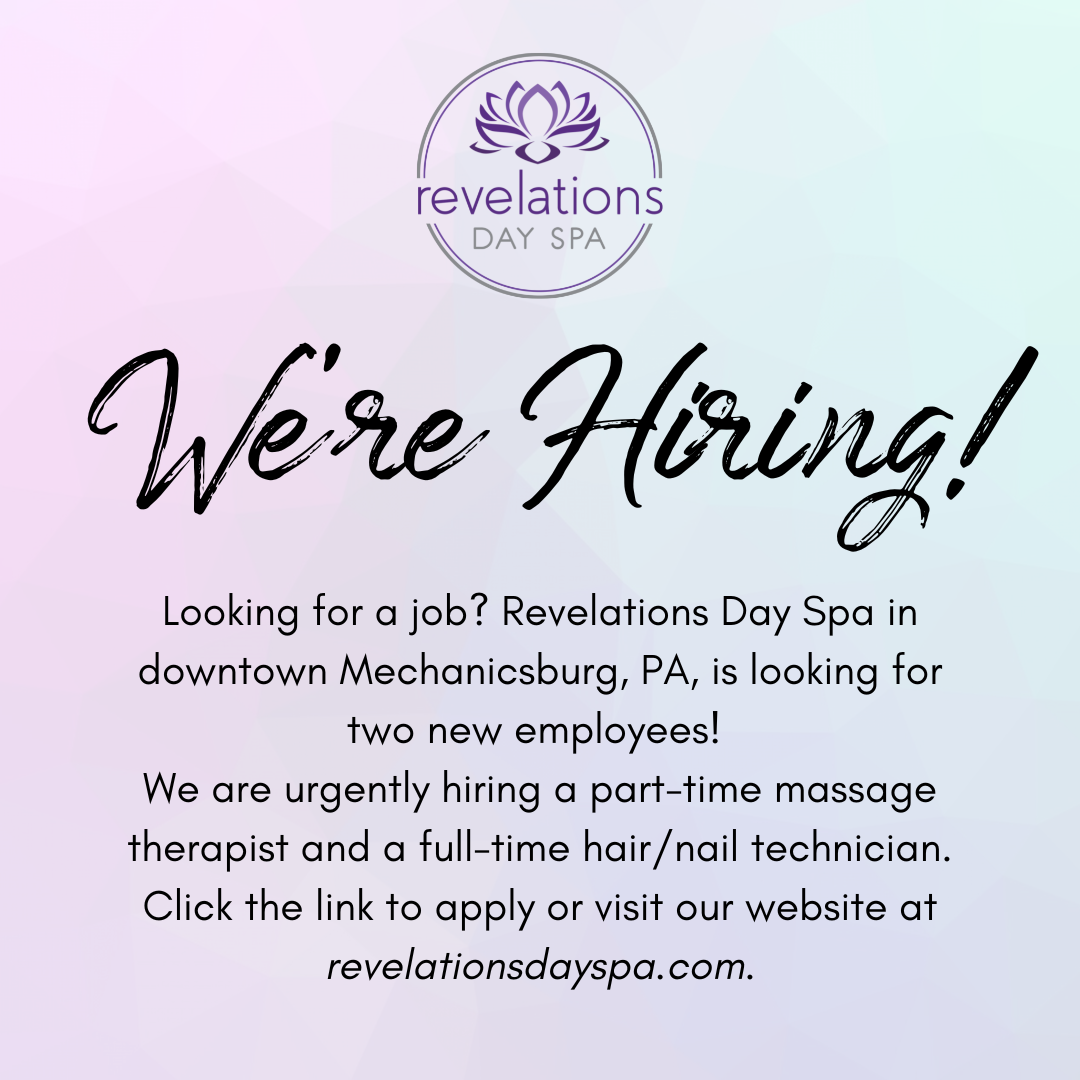 we're hiring in Mechanicsburg Pennsylvania